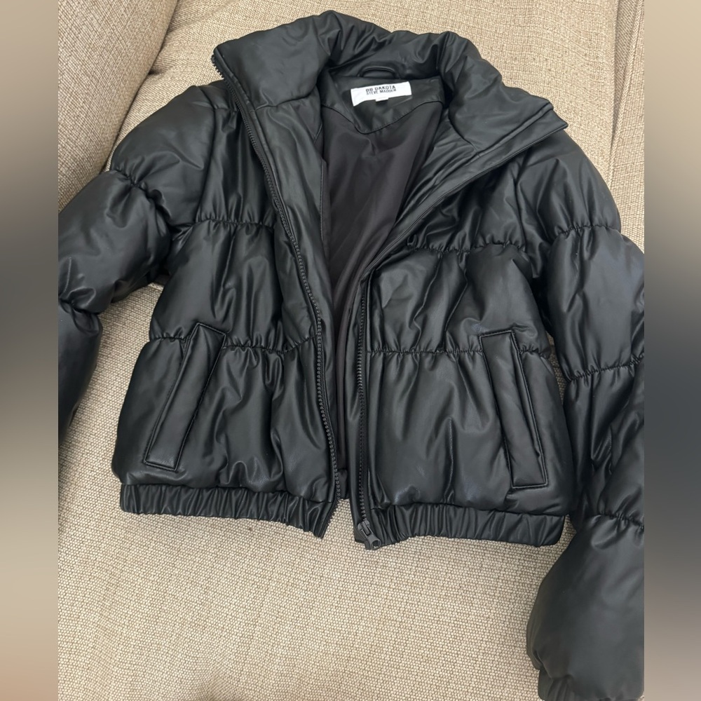 BB Dakota by Steve Madden Black Bomber Jacket